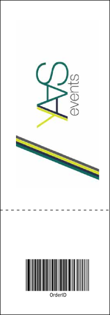 Texas Hold 'Em Event Ticket Product Back