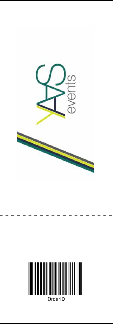 Lymphoma Raffle Ticket Product Back