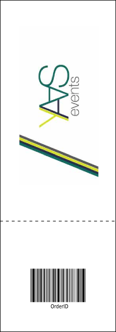 French Raffle Ticket Product Back