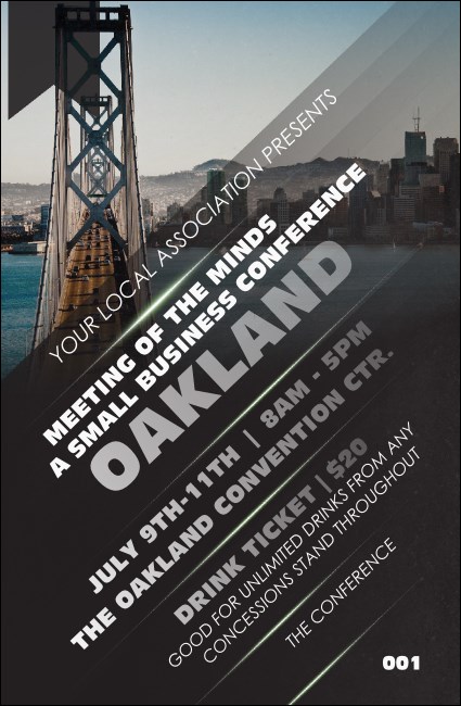 Oakland Drink Ticket Product Front