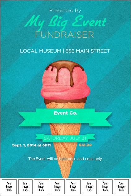 Ice Cream Logo Poster Product Front