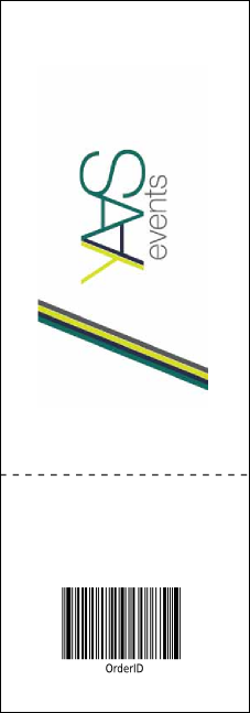 Squares Raffle Ticket Product Back