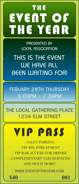 Squares VIP Pass Product Front