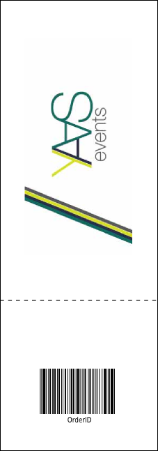 Anime Raffle Ticket Product Back