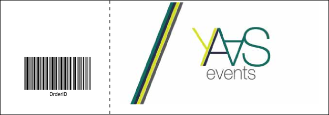 Atlantic City Event Ticket Product Back