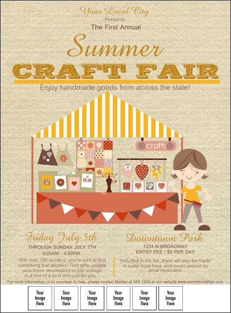 Craft Logo Flyer Product Front