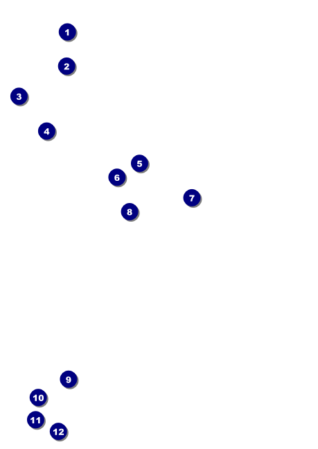 Diamond Postcard Front Field Markers