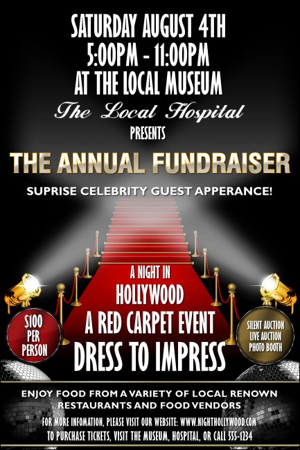 Hollywood Lights Poster Product Front