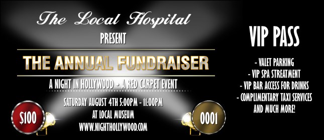 Hollywood Lights VIP Pass Product Front