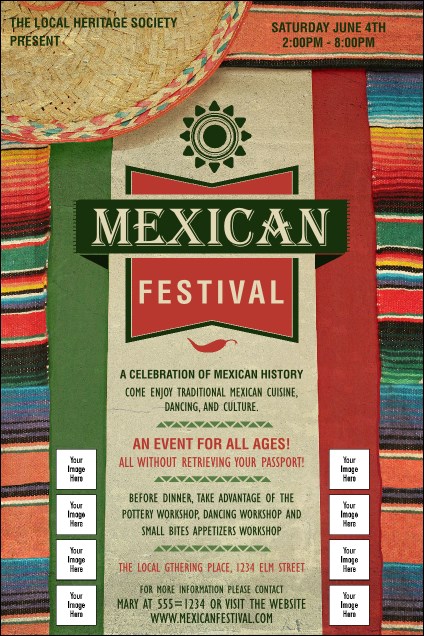 Mexican Hat Logo Poster Product Front