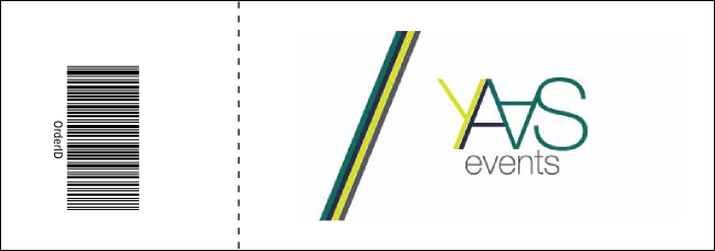 Norwegian Event Ticket Product Back