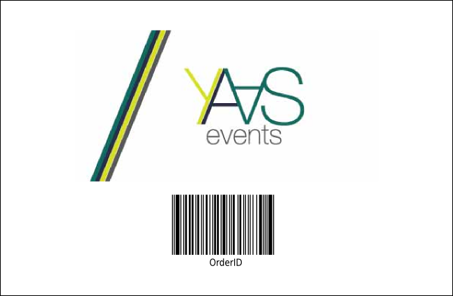 Violin VIP Event Badge Small Product Back
