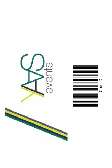Run for a Cause (Yellow) Economy Event Badge Product Back