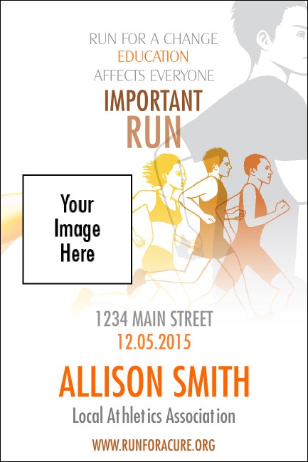Run for a Cause (Yellow) Economy Event Badge