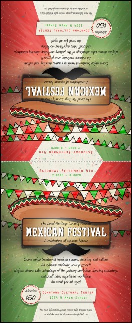 Mexican Fiesta Table Tent Product Front