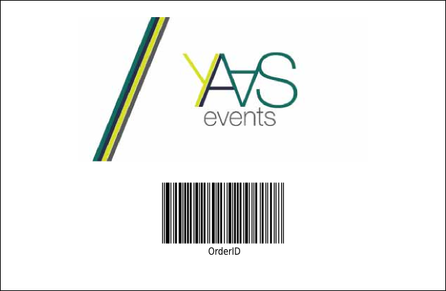 Christmas Ornament Drink Ticket Product Back