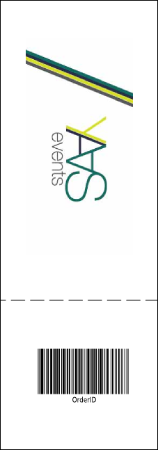 Your Image Concert Reserved Event Ticket Product Back