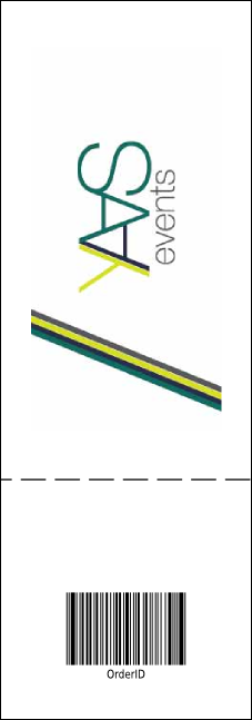 Golf Water Hazard Reserved Event Ticket Product Back