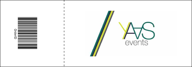 Image Upload Polaroid Reserved Event Ticket Product Back