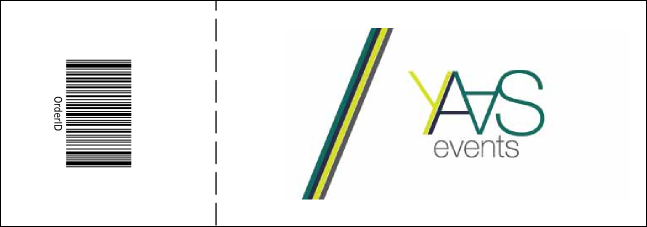 MMA Main Event Blue Reserved Event Ticket Product Back