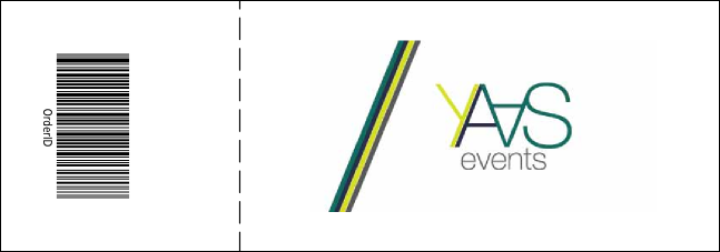 Violin Gray Reserved Event Ticket Product Back