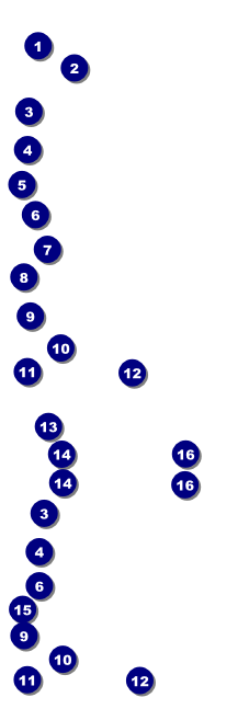 Women's Expo Abstract Reserved Event Ticket Front Field Markers