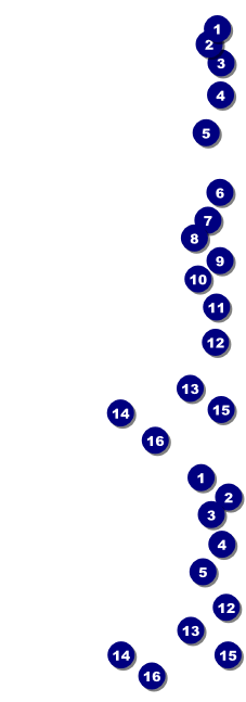 Bucking Bronco Reserved Event Ticket Front Field Markers