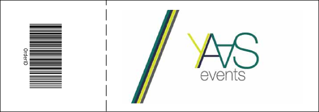 Hip Hop Red Reserved Event Ticket Product Back