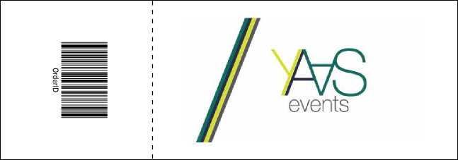 Jingle Bells Event Ticket Product Back