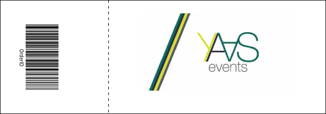 Airline Reserved Event Ticket Product Back