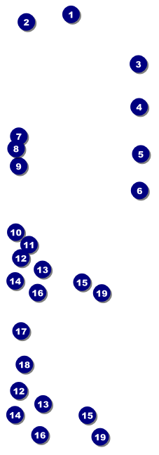 All Purpose Modern Reserved Event Ticket Front Field Markers