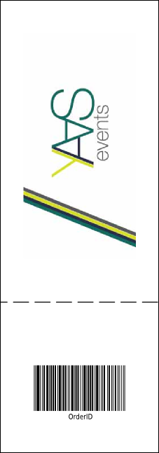 Balloon White Reserved Event Ticket Product Back