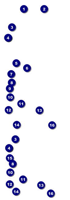Basketball Schedule Reserved Event Ticket Front Field Markers