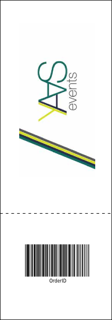 Breast Cancer Bokeh Reserved Event Ticket Product Back