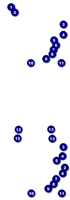 Chinese Reserved Event Ticket Front Field Markers