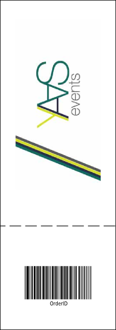 Christmas Angel Reserved Event Ticket Product Back