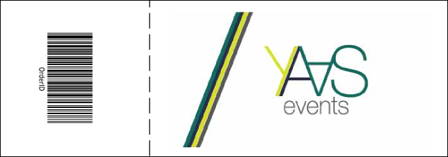 Color Logo Reserved Event Ticket Product Back