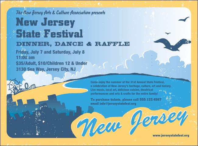 New Jersey Flyer Product Front