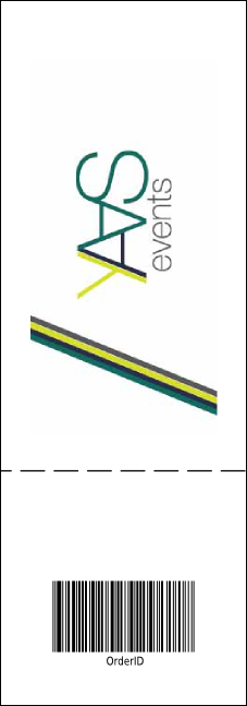 Sports Navy Event Ticket Product Back