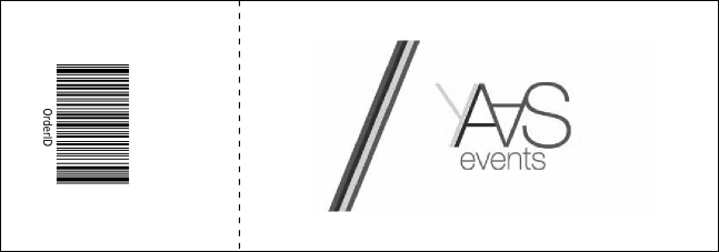 All Purpose Trees Black & White Event Ticket Product Back