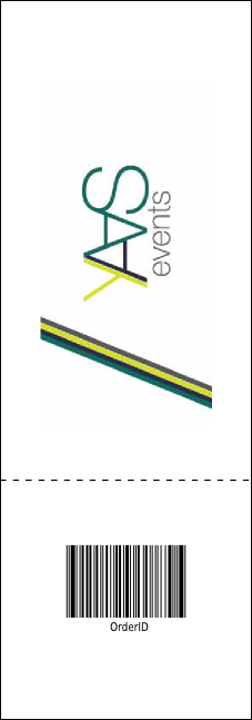 Spring Festival Raffle Ticket Product Back