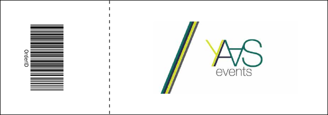 Green Year Event Ticket Product Back