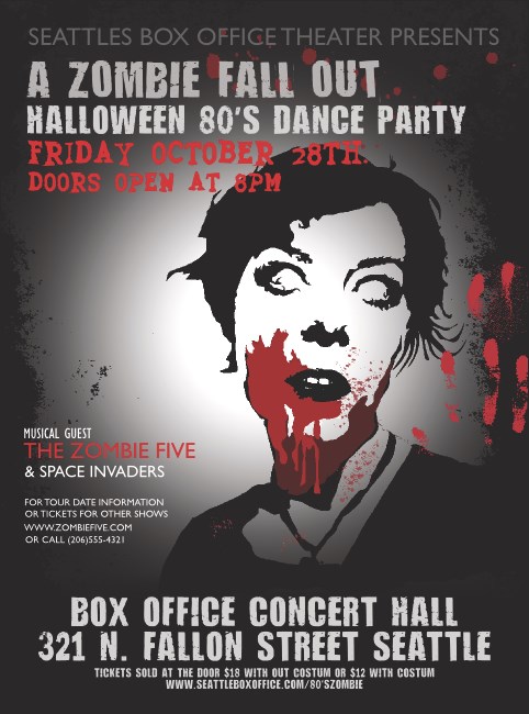 Zombie Woman Flyer Product Front