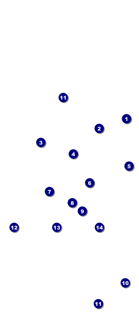 Baseball Stitches Hang Tag Front Field Markers