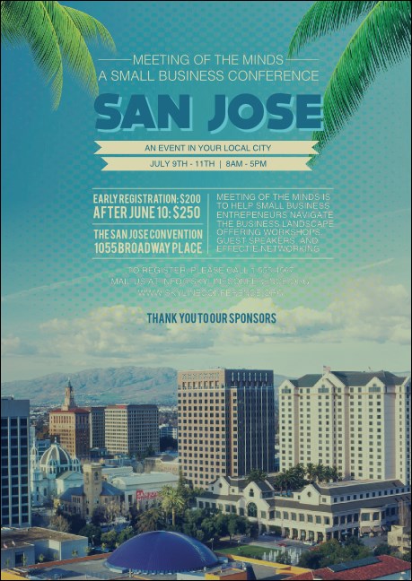 San Jose  Postcard Mailer Product Front