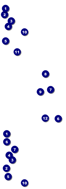 Big Logo Red Event Ticket Front Field Markers