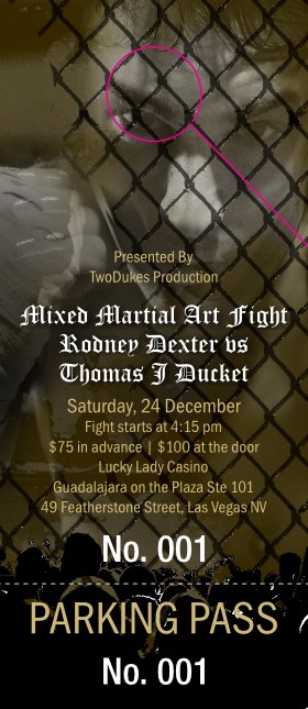 Mixed Martial Arts (Green) Hang Tag