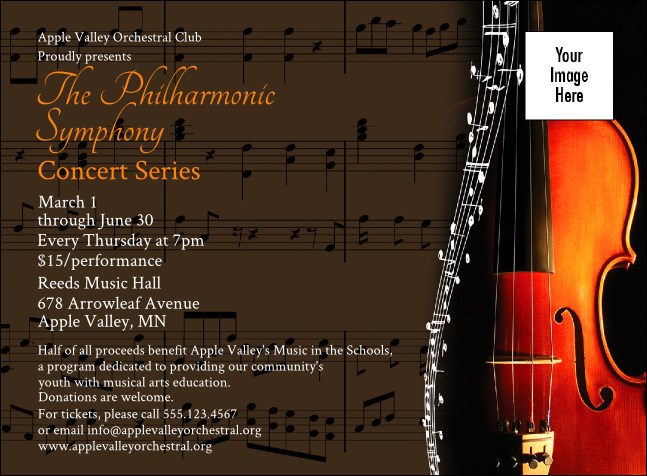 Symphony Invitation Product Front