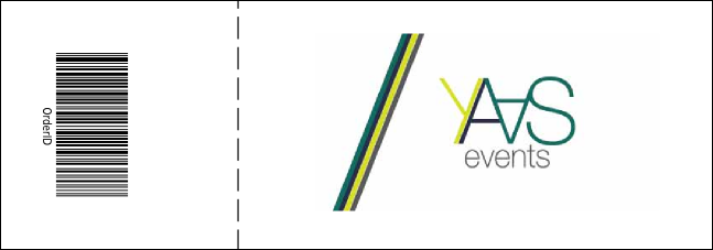 St. Patrick's Day Event Ticket Product Back