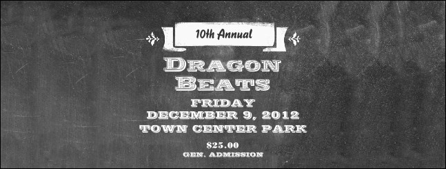 Retro Chalkboard Facebook Cover